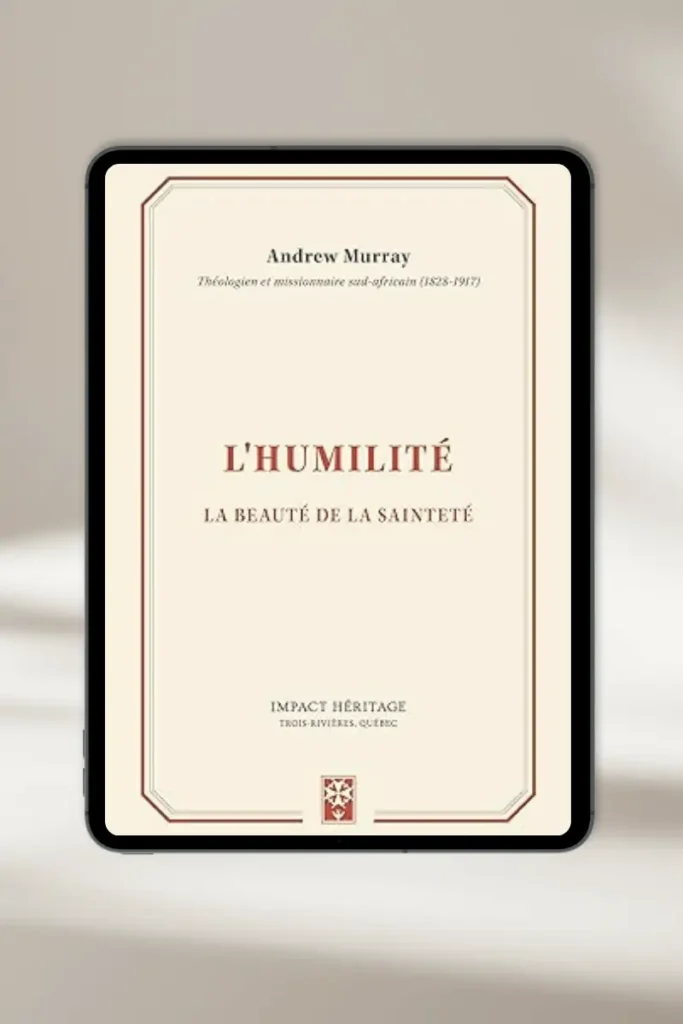 eBook chrétien “L'humilité” par Andrew Murray — à télécharger instantanément