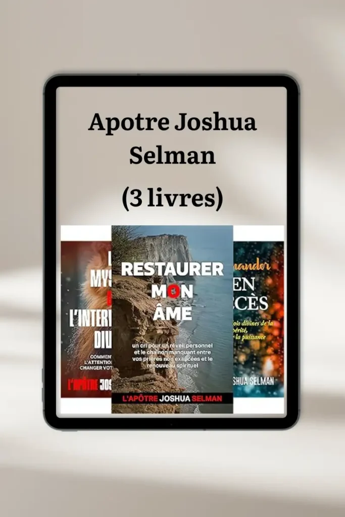 eBook chrétien “Restaurer mon âme” par Joshua selman — à télécharger instantanément