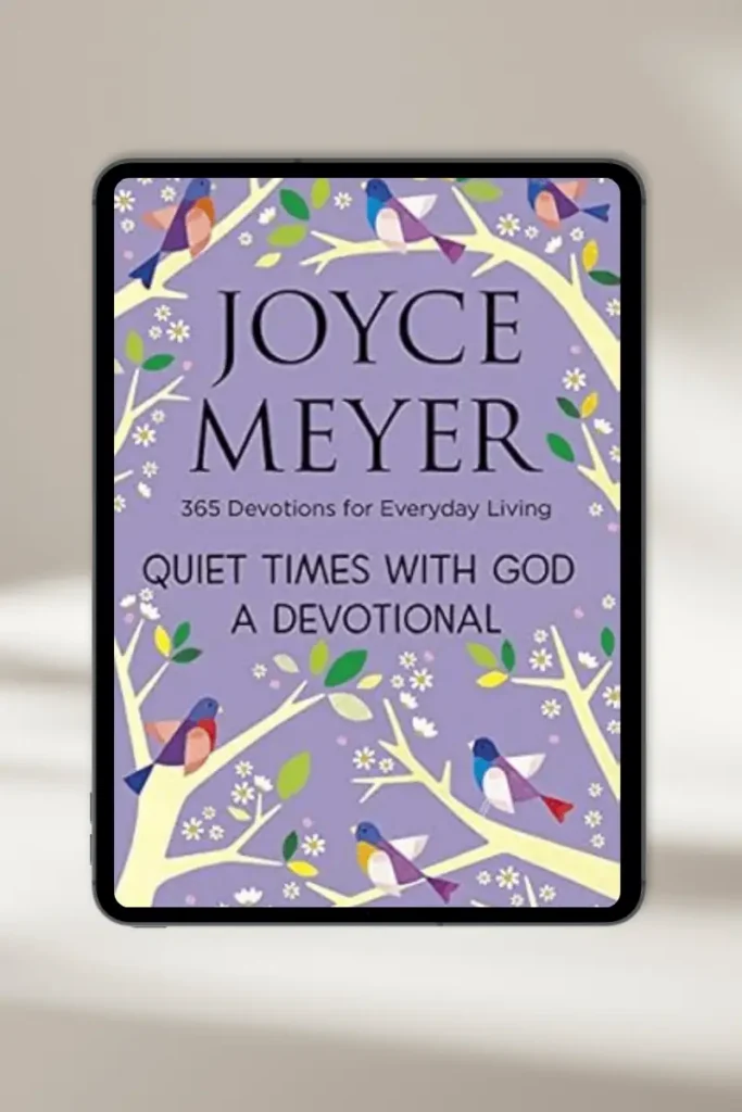 **Christian eBook "Quiet Times With God Devotional: 365 Daily Inspirations" by Joyce Meyer – available for instant download**