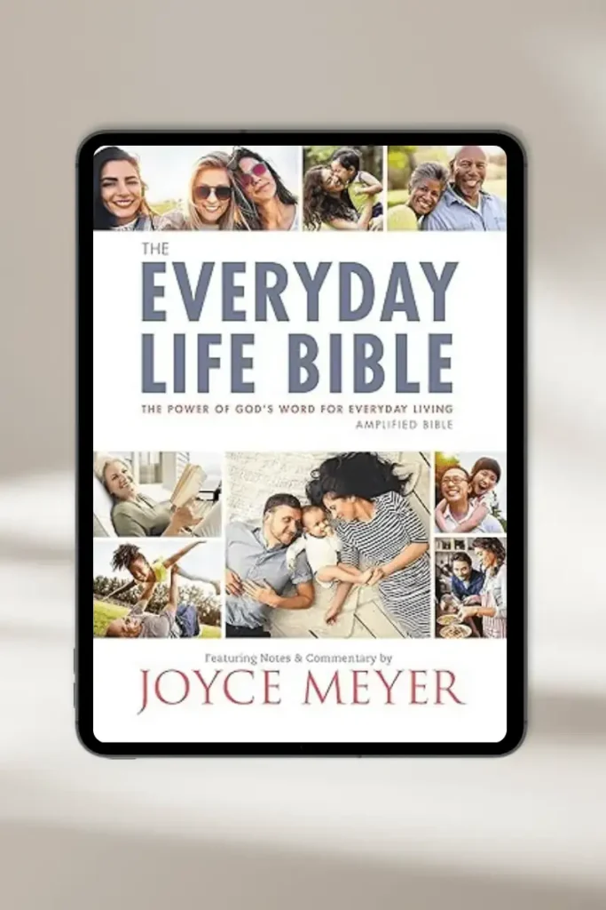 Book cover: The Everyday Life Bible by Joyce Meyer